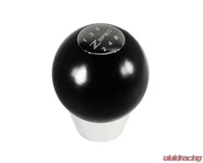 ZSPEC Design Black Derlin & Stainless M10-1.5 5-Speed Shift Pattern Coin Apex Shift Knob - 00843612122292
