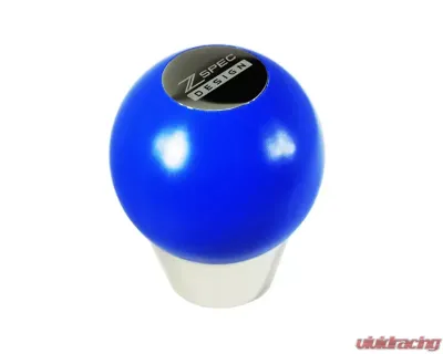 ZSPEC Design Blue M10-1.25 Derlin & Stainless 5-Speed Pattern Round Shift Knob Nissan 300ZX | 240SX | R32 | R33 | R34 | Mitsubishi 3000GT - 00843612100399