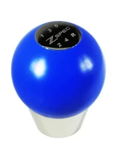 ZSPEC Design Blue M10-1.25 Derlin & Stainless 5-Speed Pattern Round Shift Knob Nissan 300ZX | 240SX | R32 | R33 | R34 | Mitsubishi 3000GT                                     - 00843612100399 - Image 3