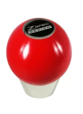 ZSPEC Design Red M10-1.25 Derlin & Stainless 6-Speed Pattern Round Shift Knob Nissan 350Z | 370Z | Z RZ34 | Infiniti G35 | G37                                     - 00843612100443 - Image 2