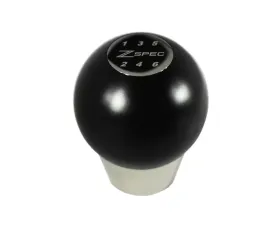 ZSPEC Design Black Derlin & Stainless M10-1.5 6-Speed Shift Pattern Coin Apex Shift Knob