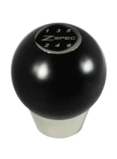 ZSPEC Design Black M10-1.25 Derlin & Stainless 6-Speed Pattern Round Shift Knob Nissan 350Z | 370Z | Z RZ34 | Infiniti G35 | G37                                     - 00843612100429 - Image 3
