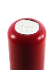 ZSPEC Design Red Derlin & Stainless M12-1.25 5-Speed Shift Pattern Coin Scene Shift Knob 00843612122391                                     - 00843612122391 - Image 5