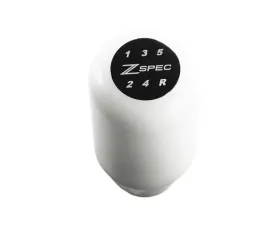 ZSPEC Design Black Derlin & Stainless M8-1.25 5-Speed Shift Pattern Coin Scene Shift Knob