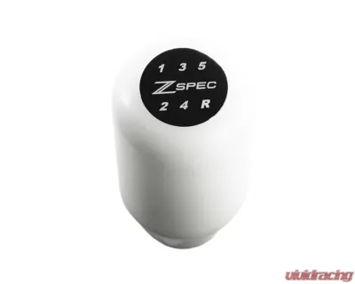 ZSPEC Design Black Derlin & Stainless M8-1.25 5-Speed Shift Pattern Coin Scene Shift Knob - 00843612116598