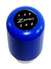 ZSPEC Design Blue M10-1.25 Derlin & Stainless 6-Speed Pattern Vertical Shift Knob Nissan 350Z | 370Z | Z | Infiniti G35 | G37 | Mitsubishi Evo | RX                                     - 00843612100559 - Image 4
