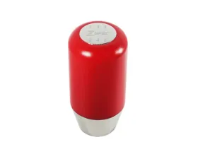 ZSPEC Design Red Derlin & Stainless M10-1.5 6-Speed Shift Pattern Coin Scene Shift Knob