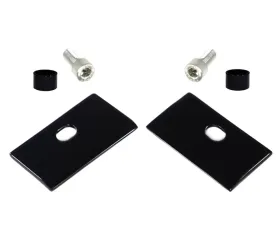 ZSPEC Design Black Stainless Intake Valve Cover Wire Covers w/ Gloss Black Washers Nissan 300ZX Z32 1990-1999