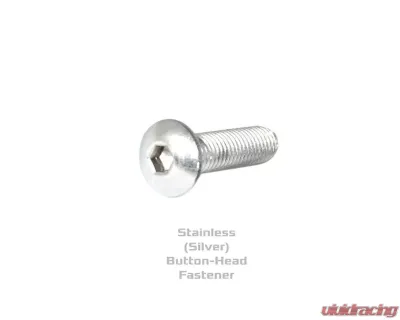 ZSPEC Design Stainless M5x20mm Button-Head Body Kit Fasteners w/ Well Nuts - 00843612100870