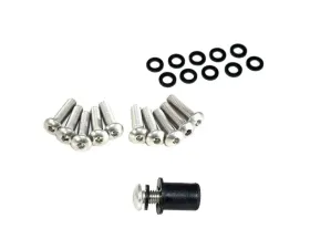 ZSPEC Design Stainless M5x20mm Button-Head Body Kit Fasteners w/ Well Nuts