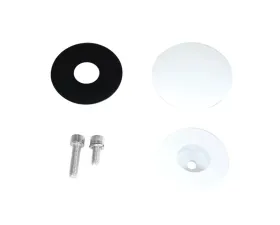 ZSPEC Design 16mm-30mm Hole White 44mm Rear Wiper Weatherproof Hole Cap Kit