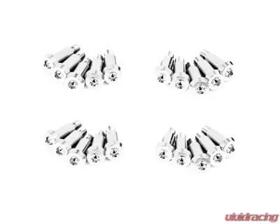 ZSPEC Design Silver Titanium Shoudler-Bolt Timing Covers Fastener Kit w/out Bushings Nissan 300ZX Z31 1984-1989 - 00843612101204