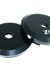 ZSPEC Design Black Billet Shock/Strut Tower Covers w/ ZSPEC Logo Jaguar X-Type 2002-2009                                     - 00843612175946 - Image 2