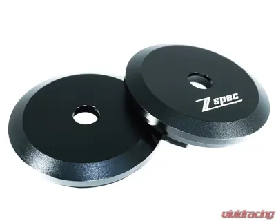 ZSPEC Design Black Billet Shock/Strut Tower Covers w/ ZSPEC Logo Jaguar X-Type 2002-2009 - 00843612175946