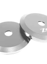 ZSPEC Design Silver Billet Shock Tower Covers w/ ZSPEC Logo BMW 3-Series E36 1990-2000                                     - 00843612176097 - Image 2