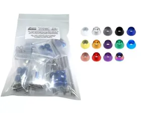 ZSPEC Design 102mm LSXR/LSXRT Manifolds Bright Silver Stainless & Billet Dress Up Bolts Kit