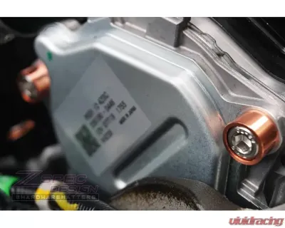 ZSPEC Design Green Stainless & Billet Stage 3 Dress-Up Bolts Fastener Kit Mazda Mazda3 2.0L 2014-2017 - 00843612101662