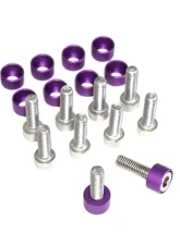 ZSPEC Design Stainless & Billet Coil Packs Cover Fastener Kit w/ Gulf Blue Washers Toyota 2JZ | 1JZ Engines                                     - 00843612101716 - Image 4