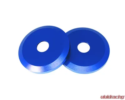 ZSPEC Design Blue Billet Shock Tower Covers w/ BMW Etching BMW 5-Series E39 1995-2004 - 00843612172372