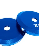 ZSPEC Design Blue Billet Shock/Strut Tower Covers w/ ZSPEC Logo Jaguar X-Type 2002-2009                                     - 00843612176295 - Image 2