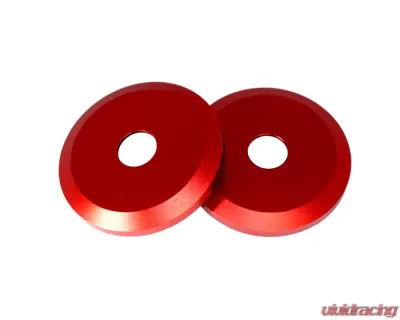 ZSPEC Design Red Billet Shock Tower Covers w/out Logo BMW 3-Series E36 1990-2000 - 00843612172440