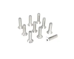 ZSPEC Design 10-Pack SUS304 Stainless M6-1.0x12mm FHSC Fasteners