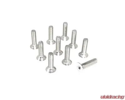 ZSPEC Design 10-Pack SUS304 Stainless M6-1.0x12mm FHSC Fasteners - 00843612102096