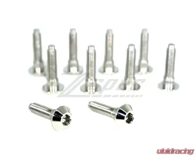 ZSPEC Design 10-Pack Stainless M6x25mm Shank/Shoulder Bolts w/ Stainless Rivet Nuts - 00843612102126