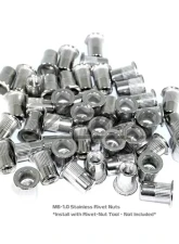 ZSPEC Design 10-Pack Stainless M6x25mm Shank/Shoulder Bolts w/ Stainless Rivet Nuts                                     - 00843612102126 - Image 4