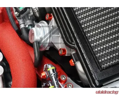 ZSPEC Design Gloss Red Stainless & Billet Stage 3 Dress-Up Bolts Fastener Kit Subaru WRX | STI 2015-2021 - 00843612102140