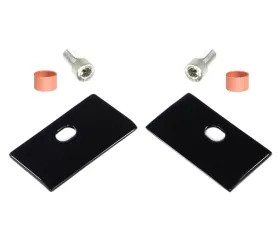 ZSPEC Design Black Stainless Intake Valve Cover Wire Covers w/ Peach Washers Nissan 300ZX Z32 1990-1999