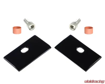 ZSPEC Design Black Stainless Intake Valve Cover Wire Covers w/ Peach Washers Nissan 300ZX Z32 1990-1999 - 00843612102317