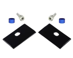 ZSPEC Design Black Stainless Intake Valve Cover Wire Covers w/ Dark Blue Washers Nissan 300ZX Z32 1990-1999