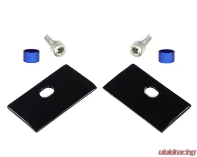ZSPEC Design Black Stainless Intake Valve Cover Wire Covers w/ Dark Blue Washers Nissan 300ZX Z32 1990-1999 - 00843612102324