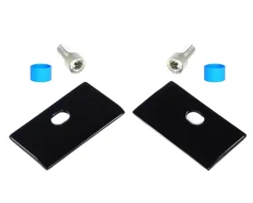 ZSPEC Design Black Stainless Intake Valve Cover Wire Covers w/ Gulf Blue Washers Nissan 300ZX Z32 1990-1999