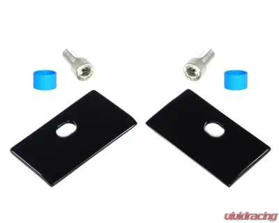 ZSPEC Design Black Stainless Intake Valve Cover Wire Covers w/ Gulf Blue Washers Nissan 300ZX Z32 1990-1999 - 00843612102362