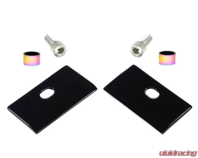 ZSPEC Design Black Stainless Intake Valve Cover Wire Covers w/ Neochrome Washers Nissan 300ZX Z32 1990-1999 - 00843612102379