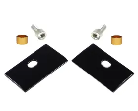 ZSPEC Design Black Stainless Intake Valve Cover Wire Covers w/ Orange-Gold Washers Nissan 300ZX Z32 1990-1999