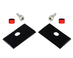 ZSPEC Design Black Stainless Intake Valve Cover Wire Covers w/ Red Washers Nissan 300ZX Z32 1990-1999