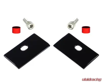 ZSPEC Design Black Stainless Intake Valve Cover Wire Covers w/ Red Washers Nissan 300ZX Z32 1990-1999 - 00843612102393