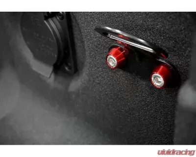 ZSPEC Design Stainless & Billet Bed Rope Hooks Fastener Kit w/ Yellow Washers Nissan Frontier D40 | D41 2005-2023 - 00843612105028