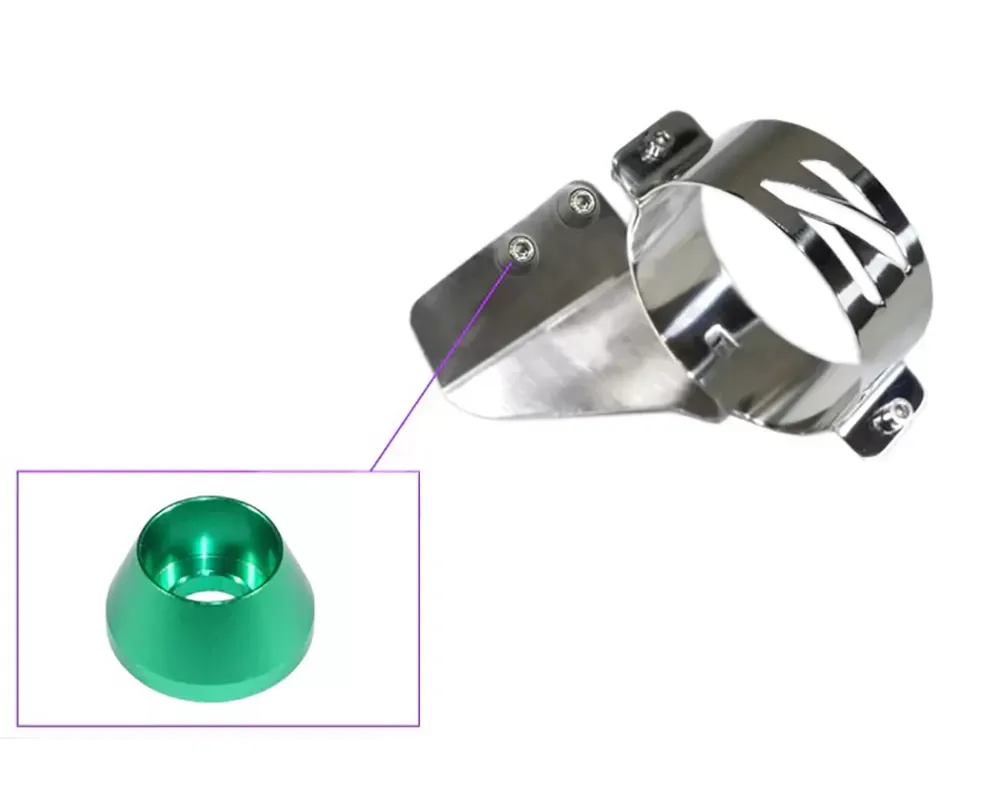 Zspec Design RHD Fuel Filter Bracket w/ Green Washers for