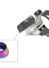 ZSPEC Design Polished RHD Fuel Filter Bracket w/ Neochrome Washers Nissan 300ZX Z32 1990-1996                                     - 00843612103918 - Image 2