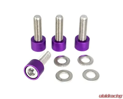 ZSPEC Design Gunmetal Stainless & Billet Front Strut Brace Fasteners Toyota Supra MK5 GR A90 2020+ - 00843612104007