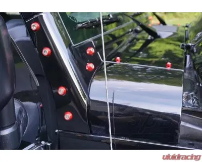 ZSPEC Design Gloss Purple Stainless & Billet Stage 3 Dress-Up Bolts Fastener Kit Jeep Wrangler JK | JKU 2007-2016 - 00843612104113