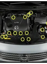 即日発送 Zspec Design Nissan for Kit Fastener 2 Stage Titanium Black その他