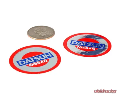 ZSPEC Design 2-Piece Datsun Style Chrome-Vinyl Vintage Style Decals - 00843612104427