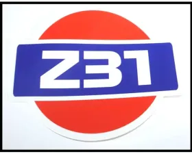 ZSPEC Design 4x3.25 inch Nissan Z31 Style Vinyl Printed Decal