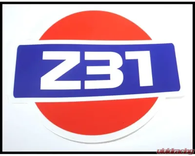 ZSPEC Design 4x3.25 inch Nissan Z31 Style Vinyl Printed Decal - 00843612104434