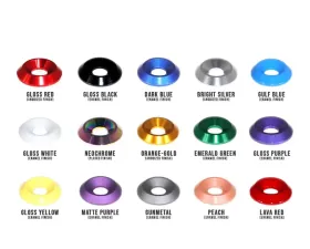 ZSPEC Design Billet Finish-Washer One-of-Each Color Sample Pack